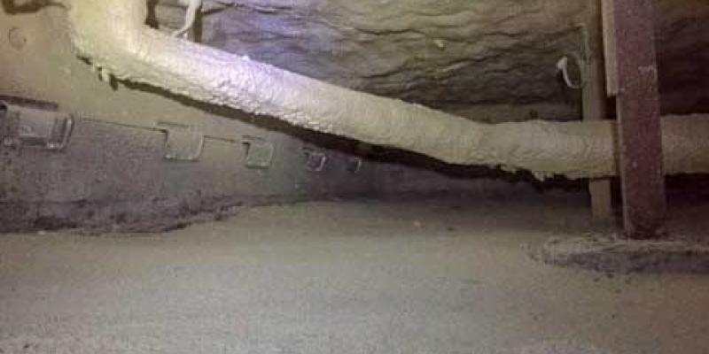 Rat Slab in Crawl Space crawl space with a rat slab